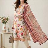 3PC Unstitched Lawn Printed Suit (SSW6U3P863)
