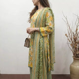 3PC Unstitched Lawn Printed Suit (SSW6U3P864)