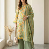 3PC Unstitched Lawn Printed Suit (SSW6U3P864)