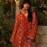 3pc Unstitched Digital Printed & Embroidered Lawn Suit