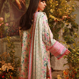 3pc Unstitched Digital Printed & Embroidered Lawn Suit