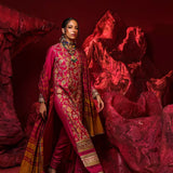 STITCHED FESTIVE FORMAL EMBROIDERED SUIT (NO66)