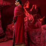 STITCHED FESTIVE FORMAL EMBROIDERED SUIT (NO66)