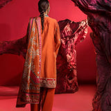 3PC STITCHED FESTIVE FORMAL EMBROIDERED SUIT