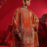 3PC STITCHED FESTIVE FORMAL EMBROIDERED SUIT