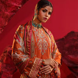 3PC STITCHED FESTIVE FORMAL EMBROIDERED SUIT