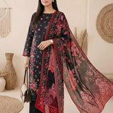 3PC Unstitched Lawn Printed Suit (SSW6U3P858)