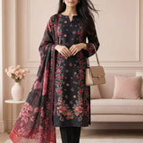 3PC Unstitched Lawn Printed Suit (SSW6U3P858)