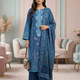 3PC Unstitched Lawn Printed Suit (SSW6U3P856)
