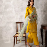 EMBROIDERED LUXURY LAWN UNSTITCHED 3PCS SUIT