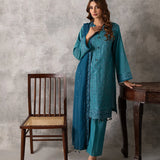 EMBROIDERED LUXURY LAWN UNSTITCHED 3PCS SUIT