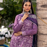 LUXURY CAMBRIC EMBROIDERED SUIT
