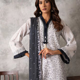 EMBROIDERED LUXURY LAWN UNSTITCHED 3PCS SUIT