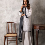 EMBROIDERED LUXURY LAWN UNSTITCHED 3PCS SUIT