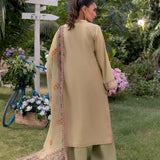3PC LUXURY CAMBRIC EMBROIDERED SUIT