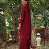 3PC STITCHED LUXURY CAMBRIC EMBROIDERED SUIT