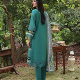 3PC UNSTITCHED LUXURY CAMBRIC EMBROIDERED SUIT