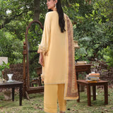 LUXURY CAMBRIC EMBROIDERED SUIT