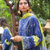 3PC STITCHED LUXURY CAMBRIC EMBROIDERED SUIT