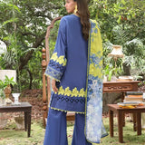 3PC STITCHED LUXURY CAMBRIC EMBROIDERED SUIT
