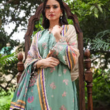 3PC UNSITICHED LUXURY CAMBRIC EMBROIDERED SUIT