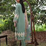3PC UNSITICHED LUXURY CAMBRIC EMBROIDERED SUIT