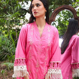 LUXURY CAMBRIC EMBROIDERED SUIT