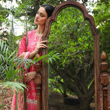 3PC UNSTITCHED CAMBRIC EMBROIDERED SUIT