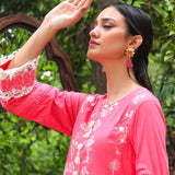 3PC UNSTITCHED CAMBRIC EMBROIDERED SUIT