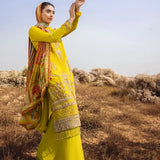 3PC STITCHED FESTIVE EMBROIDERED SUIT