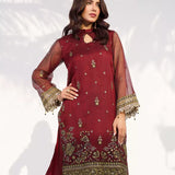 3PC Unstitched Festive Embroidered Suit (SUNW7NO102)
