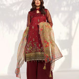 3PC Unstitched Festive Embroidered Suit (SUNW7NO102)