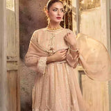 3PC Unstitched Chiffon Embroidered Suit (SUNW7CH089)