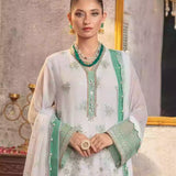 3PC Unstitched Chiffon Embroidered Suit (SUNW7CH087)