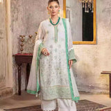 3PC Unstitched Chiffon Embroidered Suit (SUNW7CH087)