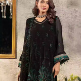 3PC Unstitched Chiffon Embroidered Suit (SUNW7CH083)