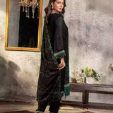 3PC Unstitched Chiffon Embroidered Suit (SUNW7CH083)