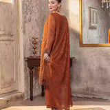 3PC Unstitched Chiffon Embroidered Suit (SUNW7CH073)