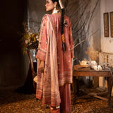 2PC Unstitched Printed Lawn Silk