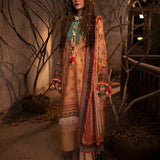 2pc Unstitched  - Printed Lawn Silk