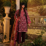 3pc Unstitched Digital Printed Lawn Suit