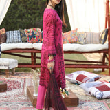 Unstitched 3pc Printed Embroidered Lawn Suit