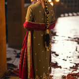 3PC FESTIVE FORMAL EMBROIDERED SUIT (LA23NO16)