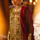 3PC FESTIVE FORMAL EMBROIDERED SUIT (LA23NO16)