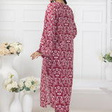 2Pc Printed Stitched Suit