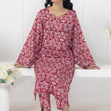 2Pc Printed Stitched Suit