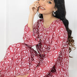 2Pc Printed Stitched Suit