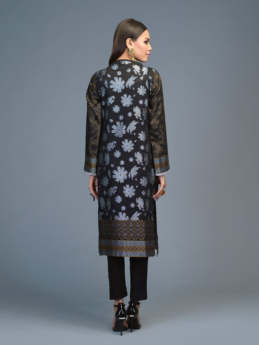 1pc Stitched Lawn Jacquard Shirt- Casual Pret (CP-00039) - SalitexOnline