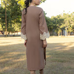 2pc Unstitched - Embroidered Lawn Suit (RE-00015) - SalitexOnline