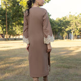 2pc Unstitched - Embroidered Lawn Suit (RE-00015) - SalitexOnline